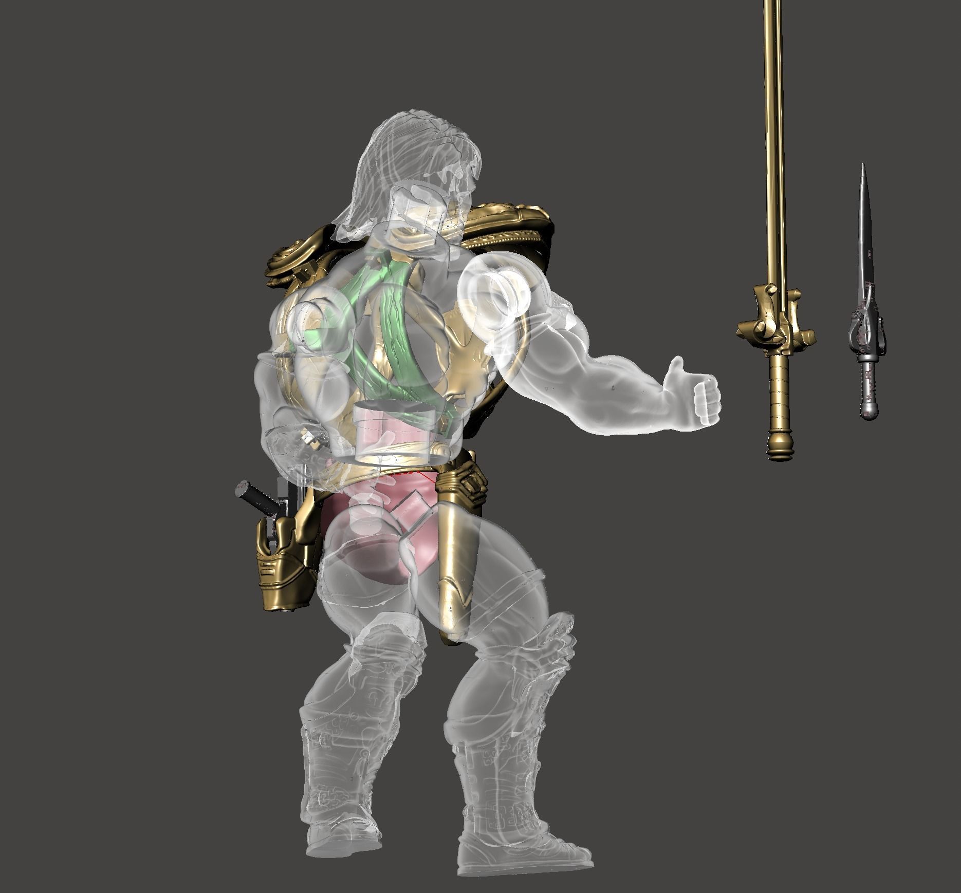 HEMAN  -  Dolph Lundgren - Masters of the Universe 1987 FILM 3D print model_21