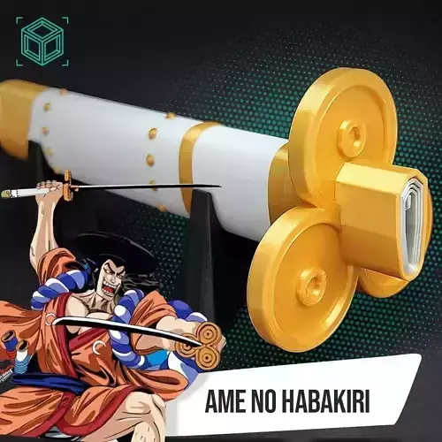 Ame no Habakiri - Oden katana - One Piece 3D print model