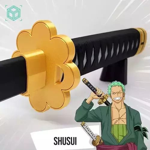 Shusui -  Zoro Katana - One Piece 3D print model