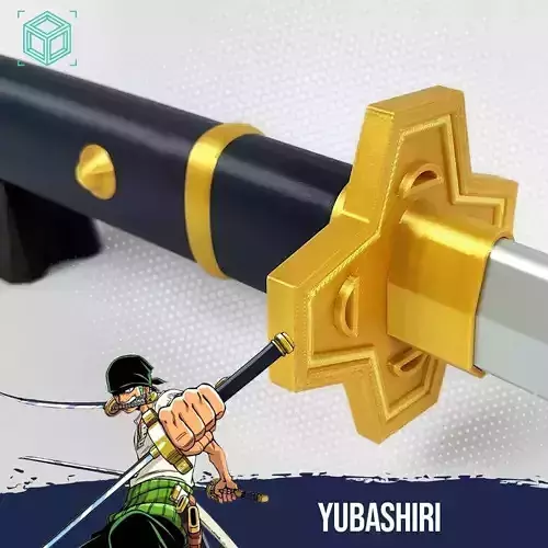 Yubashiri - Zoro Katana - One Piece 3D print model