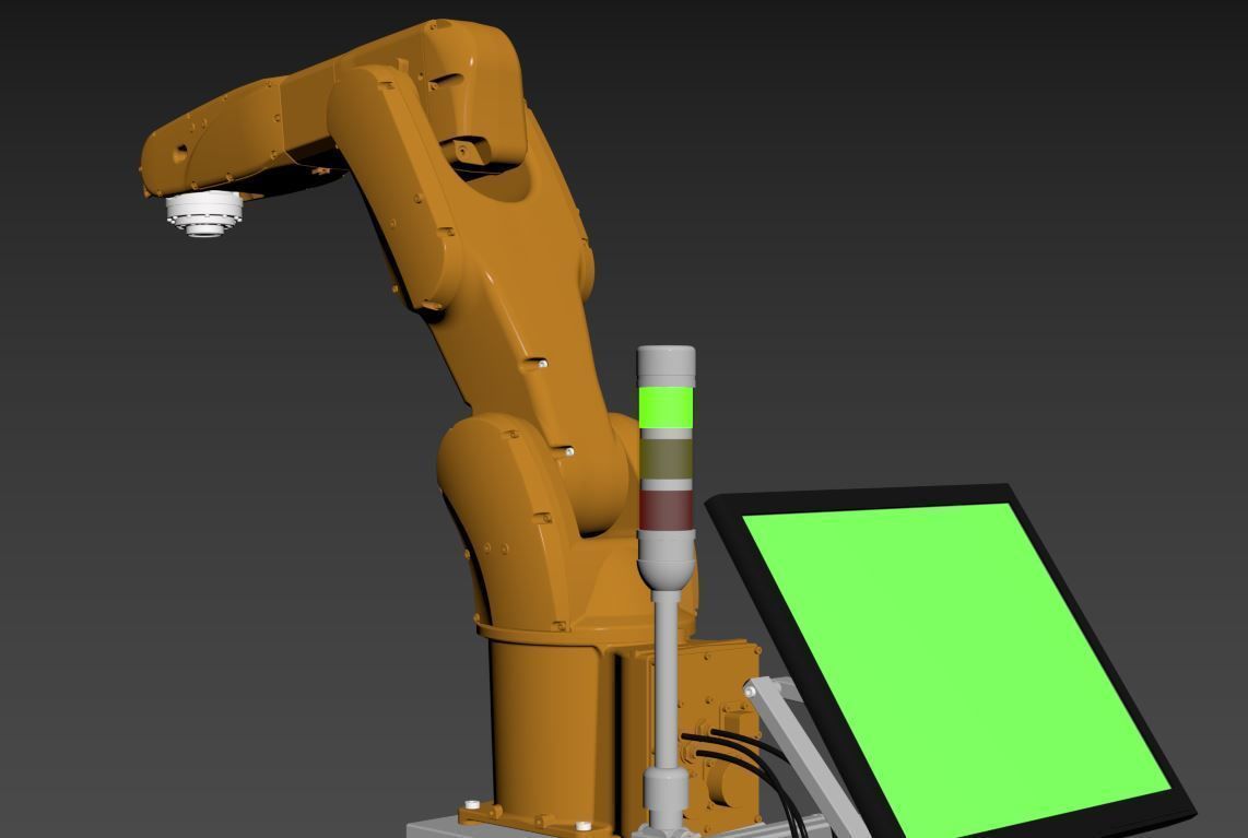 robotic arm 3D model_20