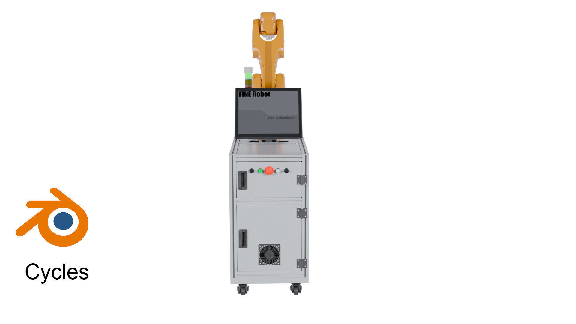 robotic arm 3D model_8