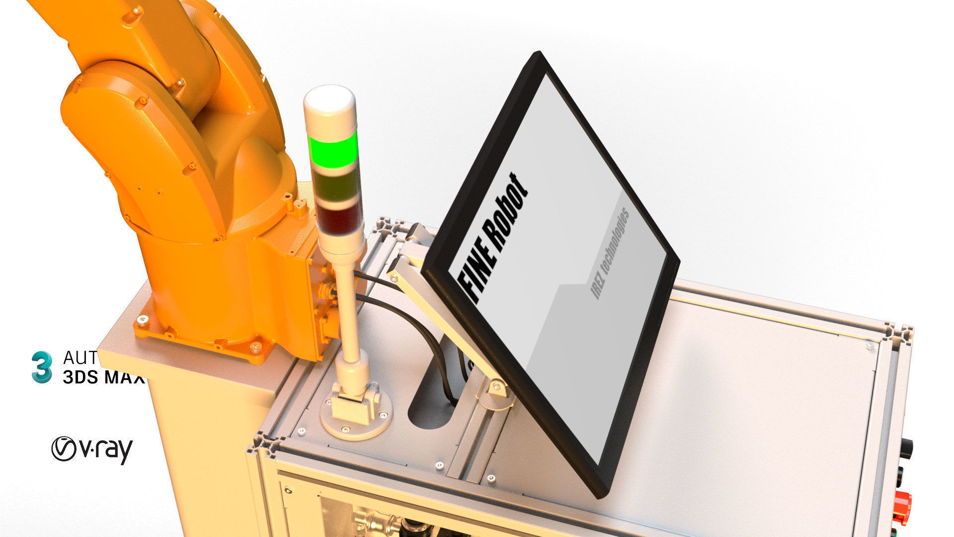 robotic arm 3D model_3