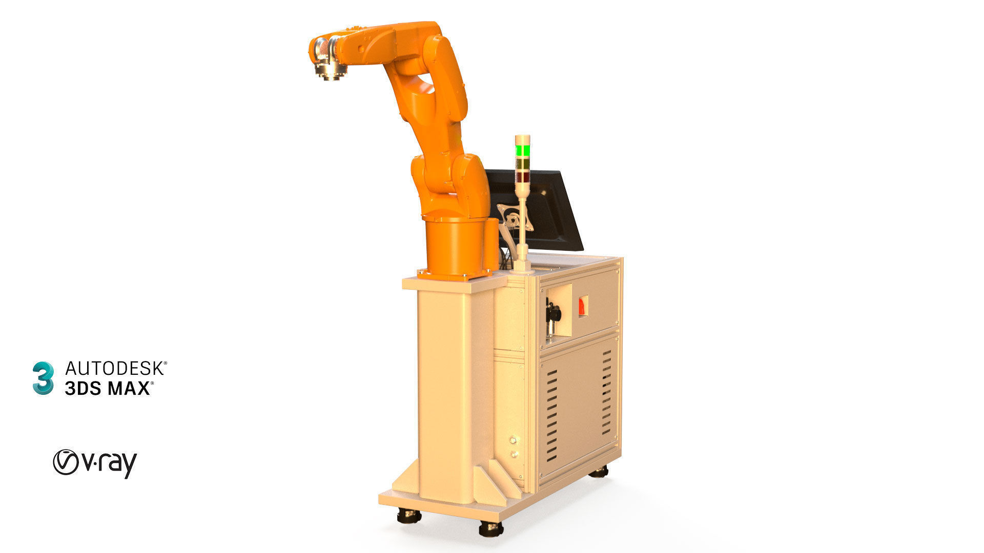 robotic arm 3D model_1