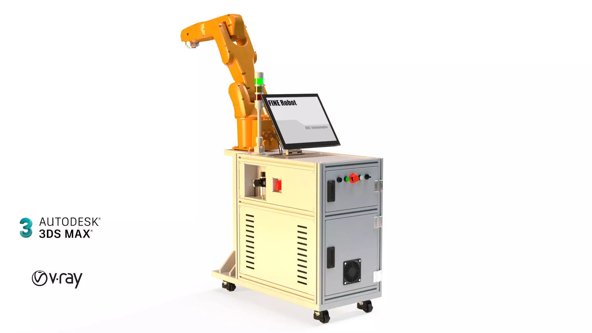 robotic arm 3D model_0