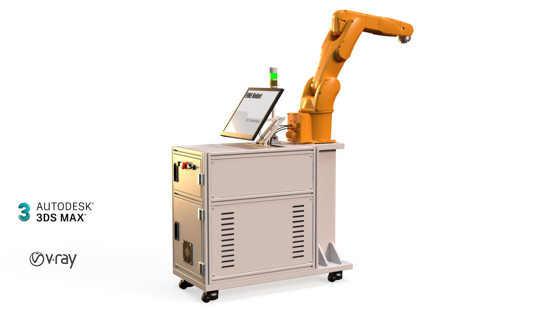 robotic arm 3D model_2