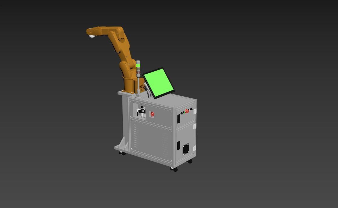 robotic arm 3D model_9