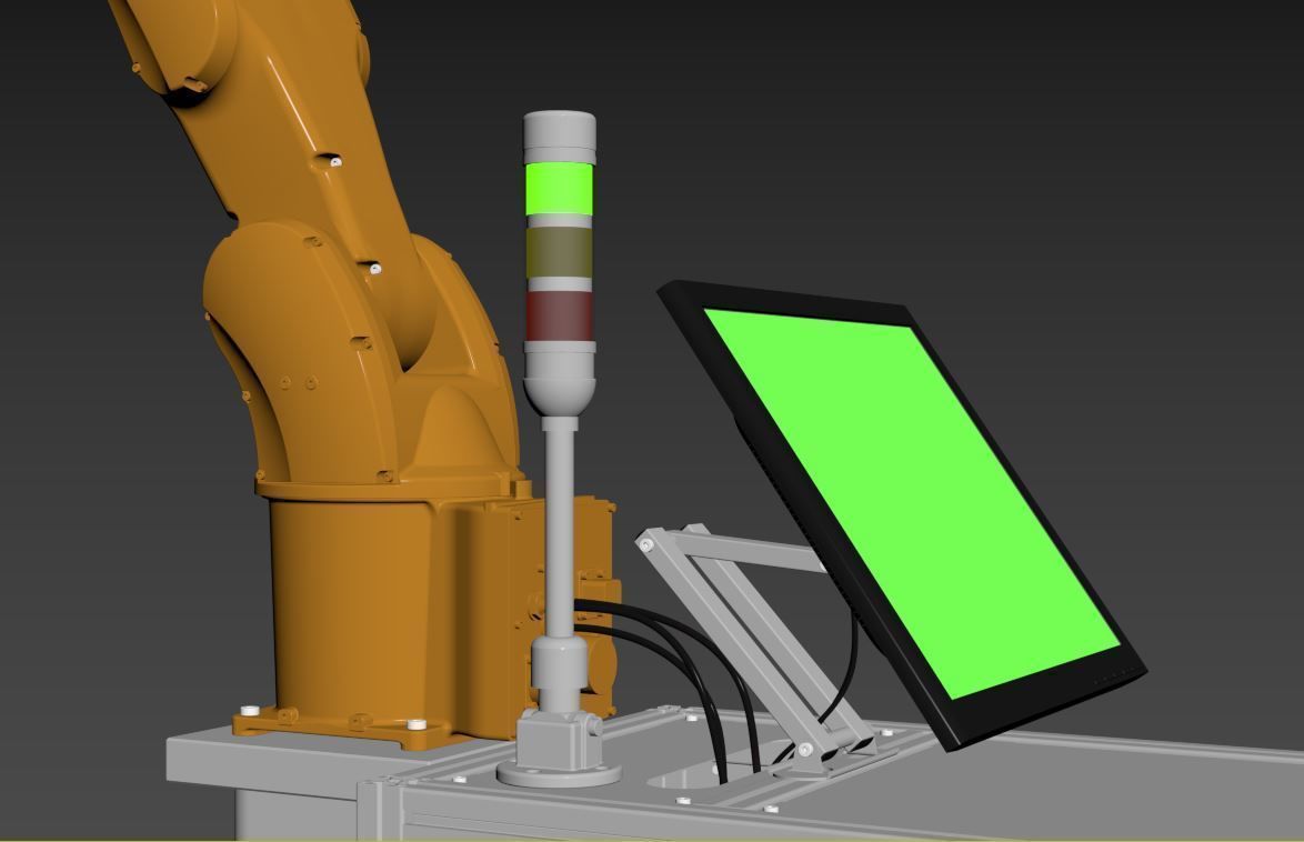 robotic arm 3D model_25