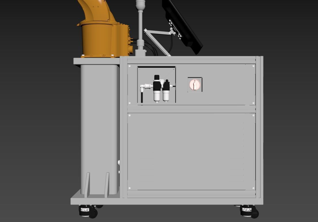 robotic arm 3D model_10