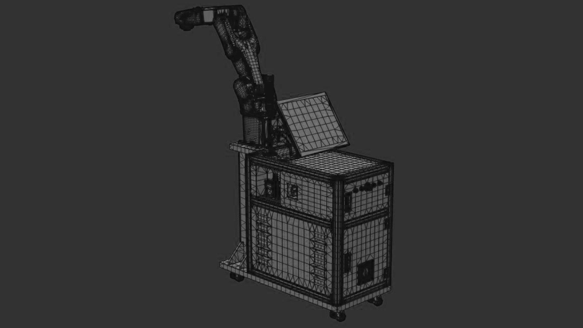 robotic arm 3D model_33