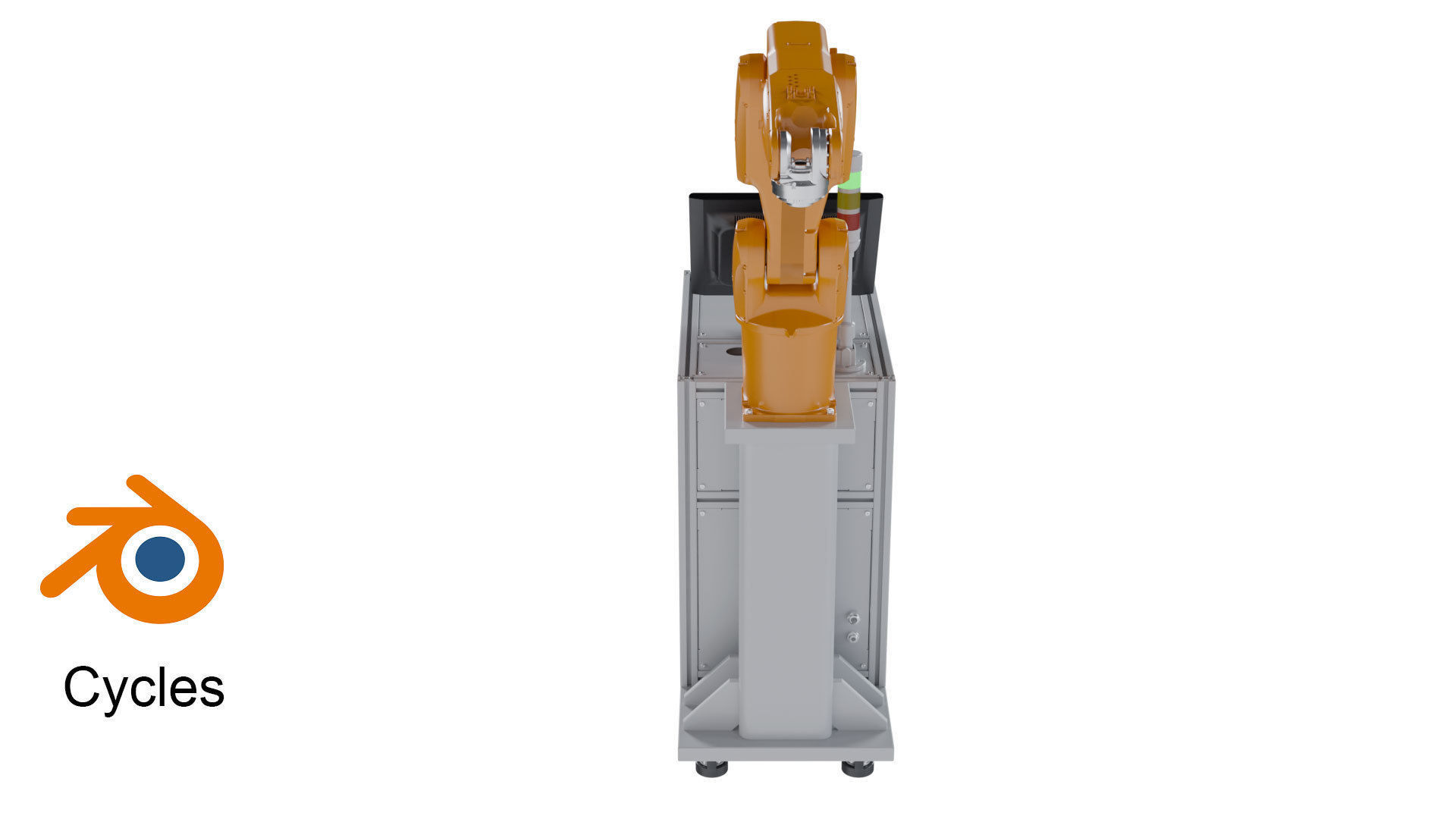 robotic arm 3D model_7