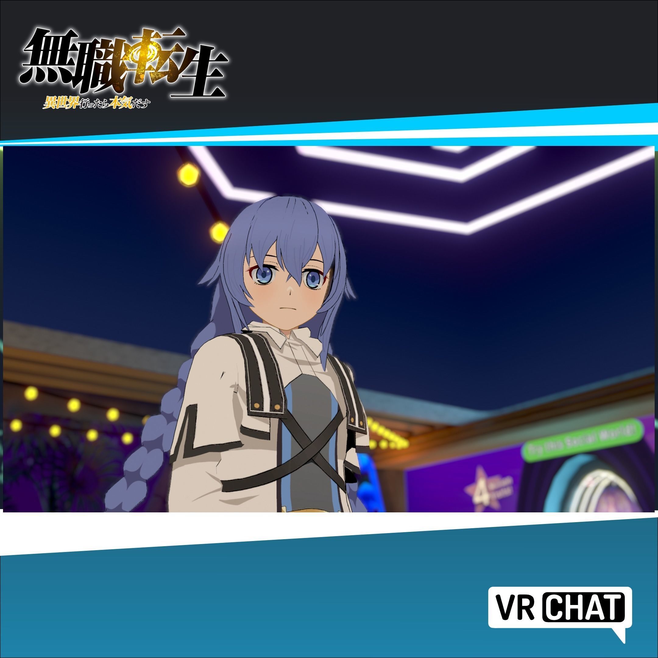 Roxy - Rigged Model Character for VRChat Low-poly 3D model_6