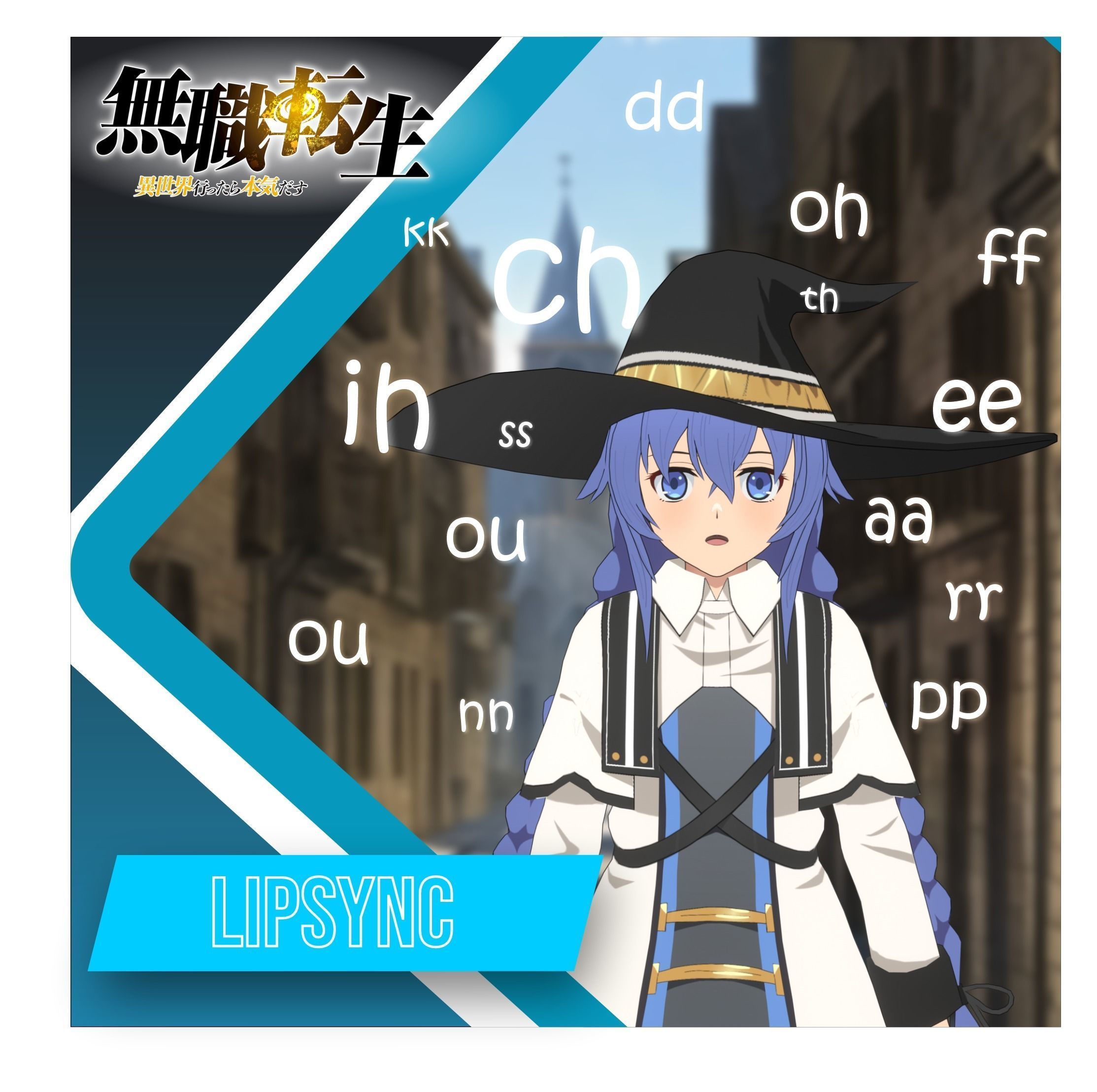 Roxy - Rigged Model Character for VRChat Low-poly 3D model_2