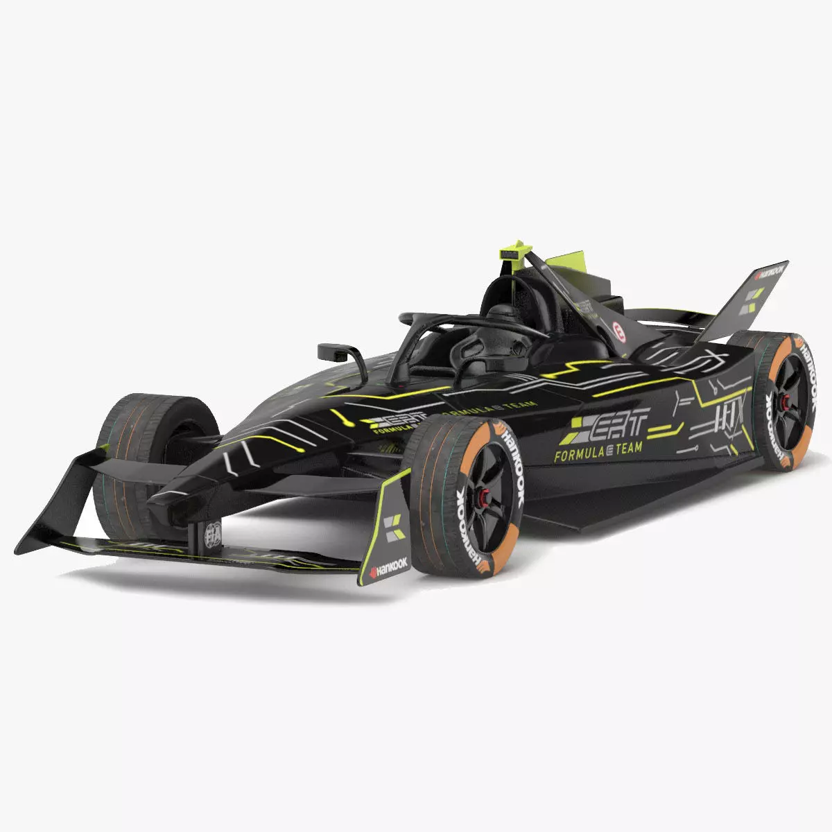 ERT Formula E Team 2024 PBR 3D model