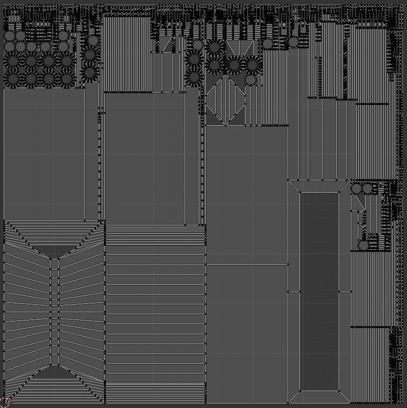 Chinese City Gate and Pavilion 3D model_7
