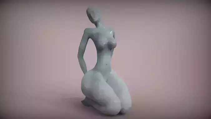 Nude Woman Sculpture