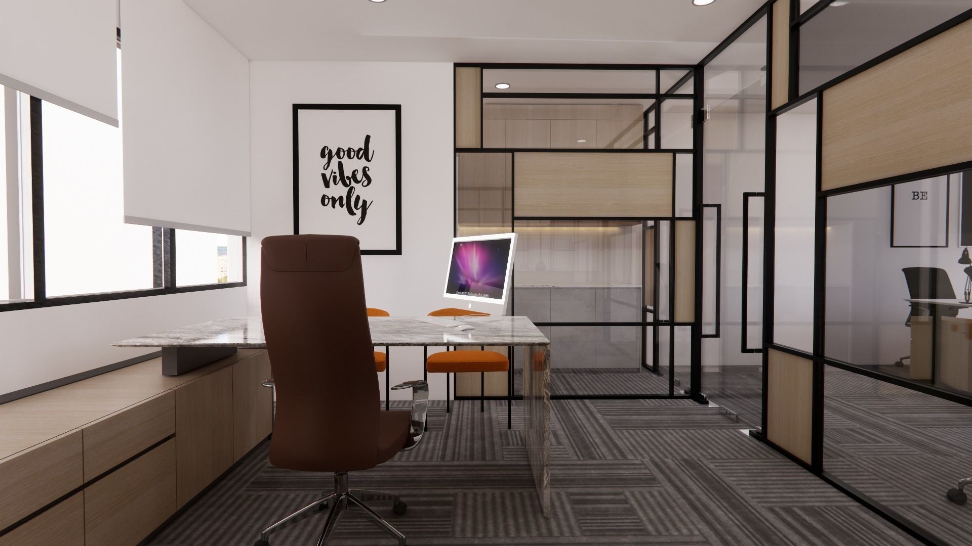 Office Interior Design 3D model_6