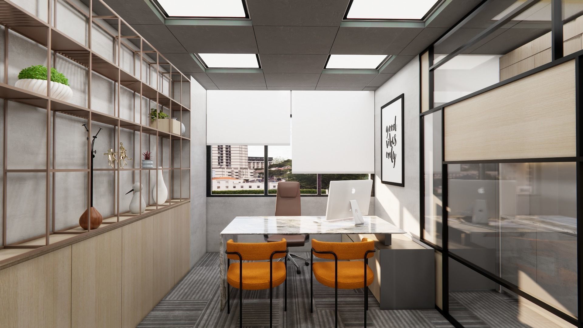 Office Interior Design 3D model_7