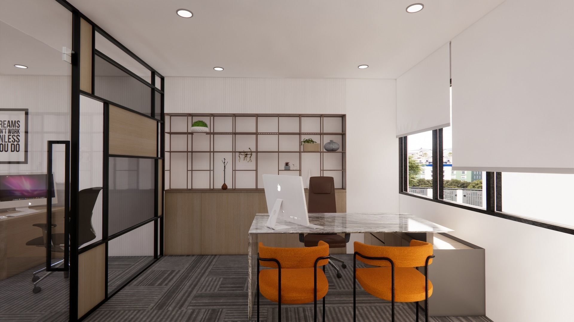 Office Interior Design 3D model_12