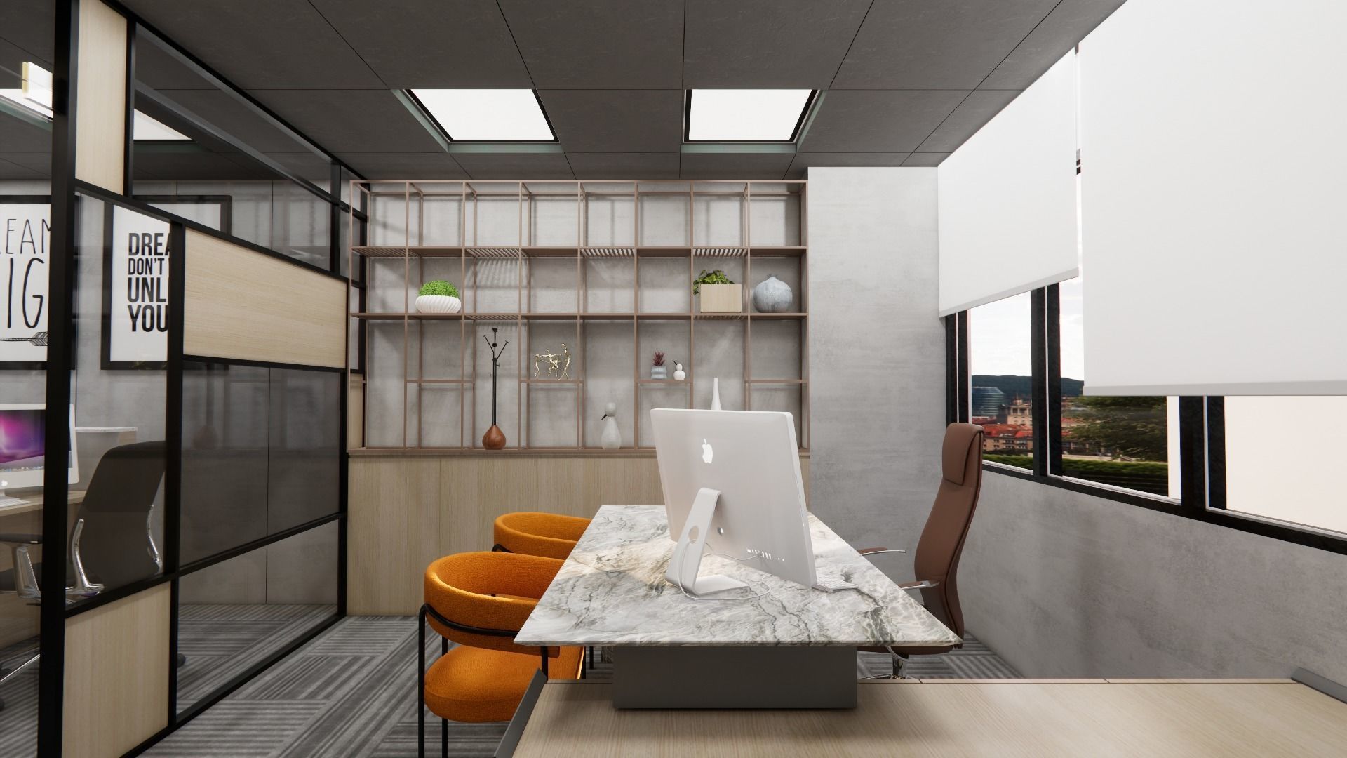 Office Interior Design 3D model_13