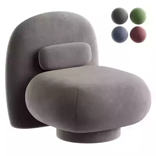 armchair black 2