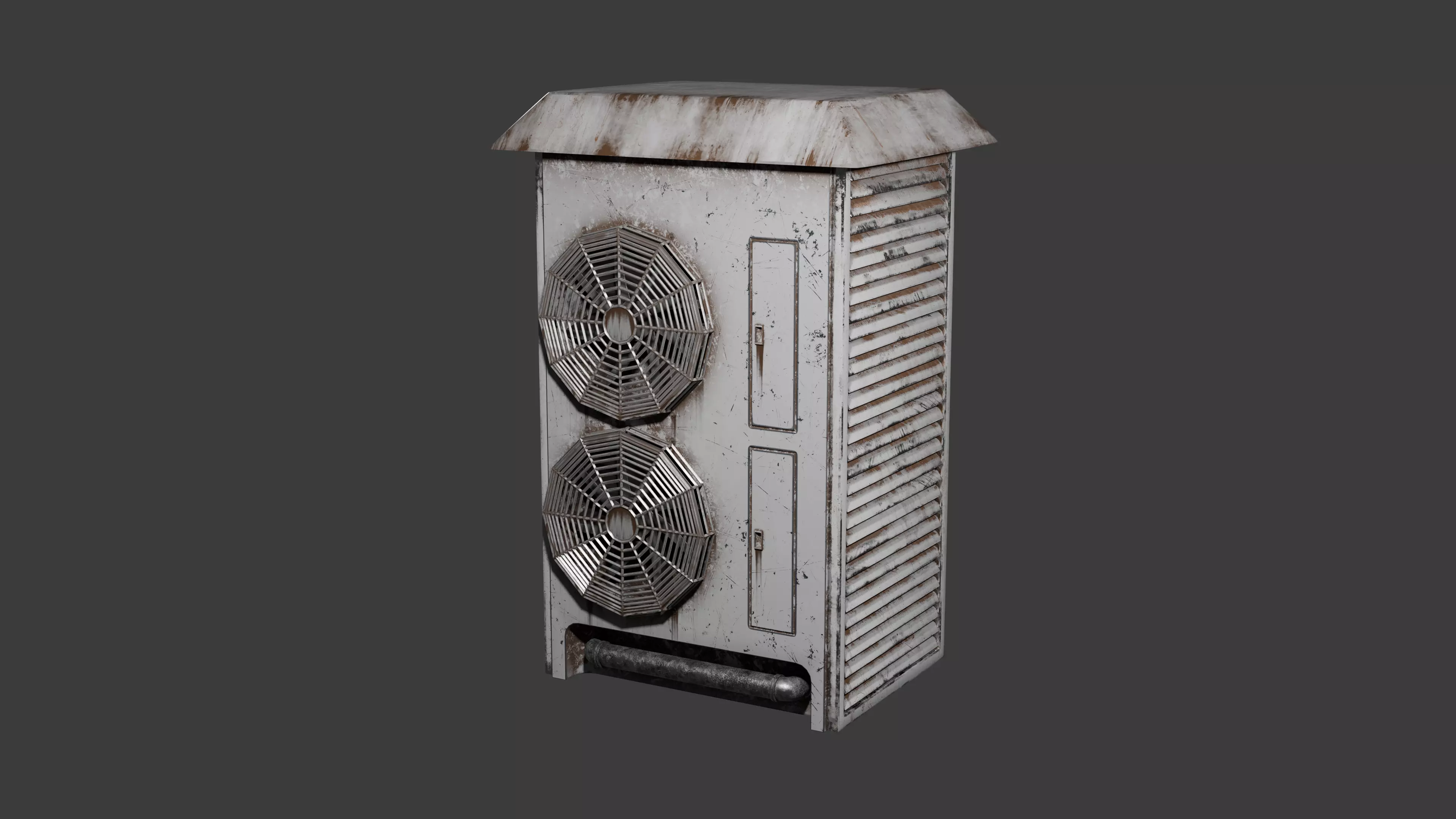 HVAC Unit AC Unit Air conditioner Rooftop 4k Textures HQ Free 3D model
