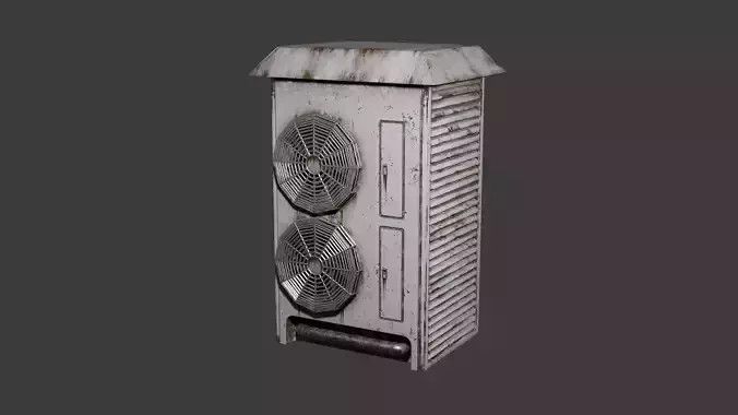 HVAC Unit  AC Unit  Air conditioner  Rooftop 4k Textures HQ Free 3D model
