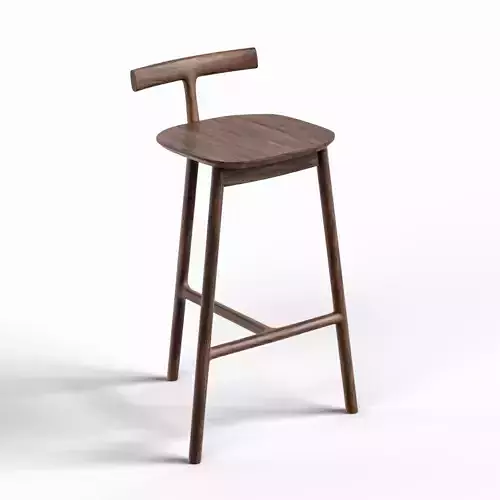 Sabina Wooden Bar Stool