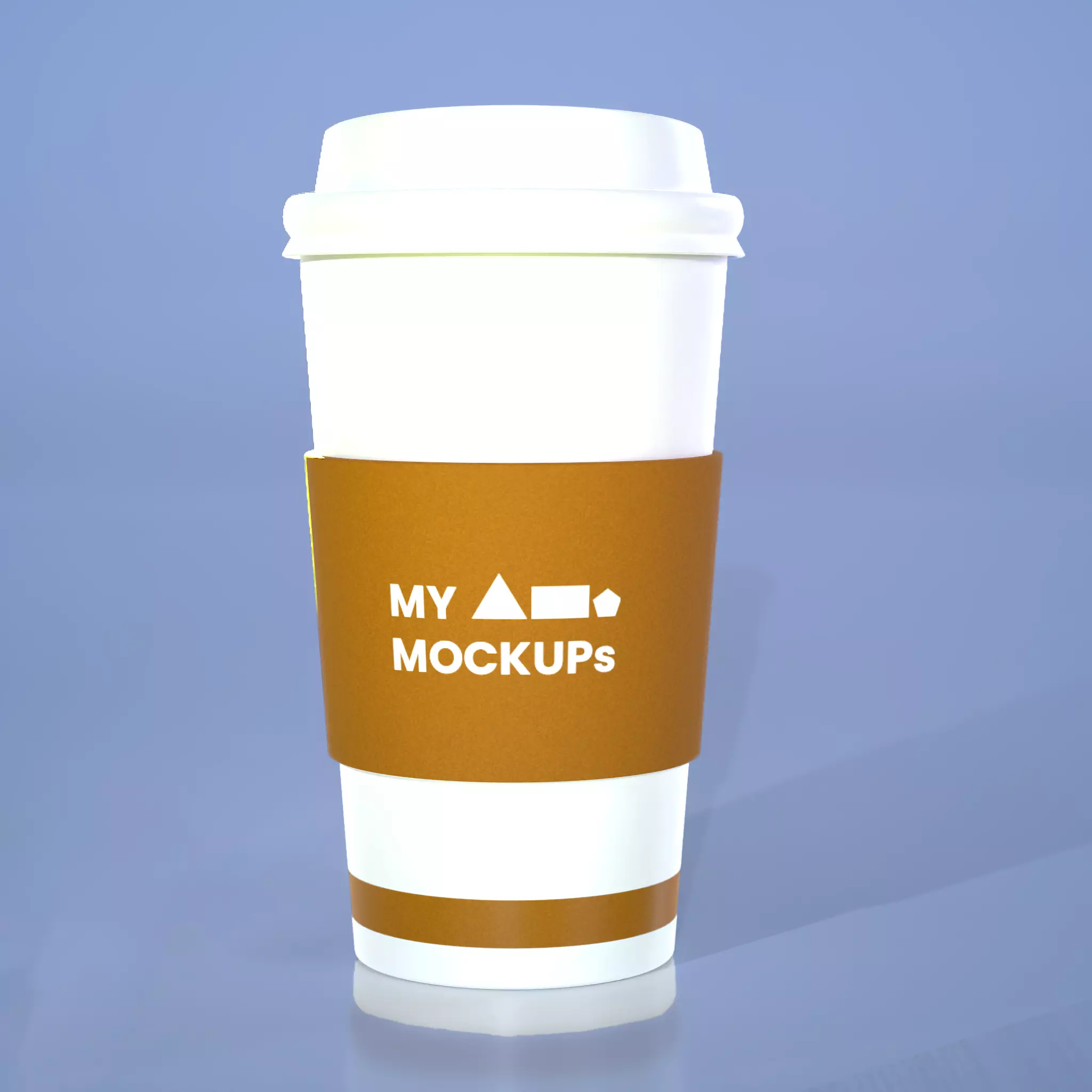 Coffe Cup - Mockup Low-poly 3D model