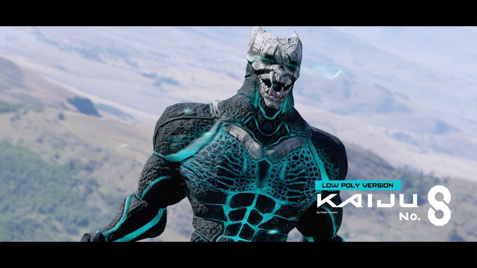 Low Poly - Kaiju No 8 - Hibino Kafka Low-poly 3D model_18