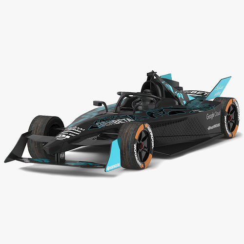 GENBETA Formula E Season 2025 PBR 3D model