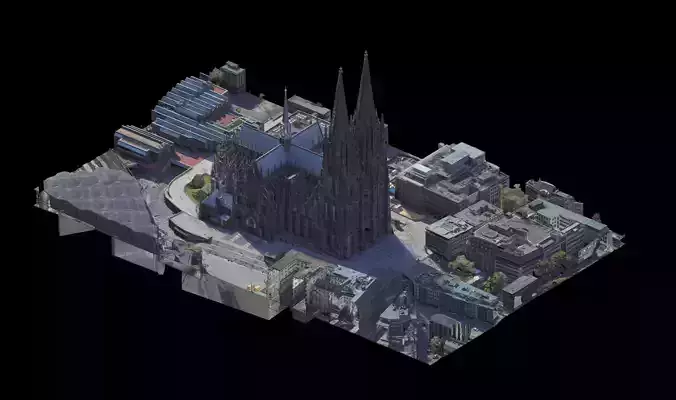 Cologne Cathedral Hohe Domkirche St Petrus 3D Scan