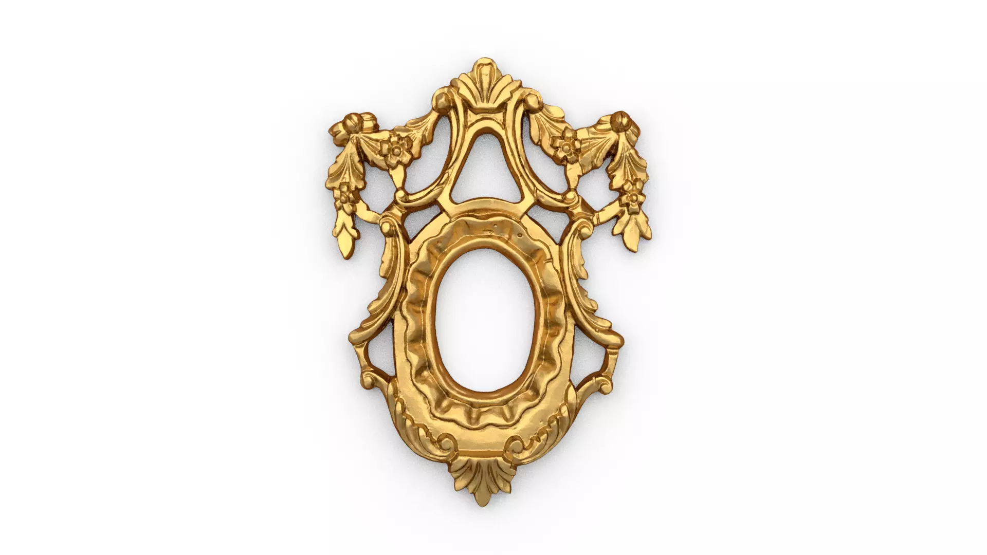 Classic carved decor ornament 489 3D print model
