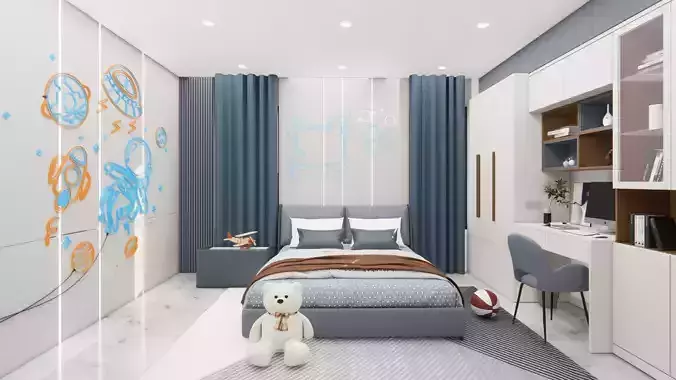 Kids Bedroom Interior