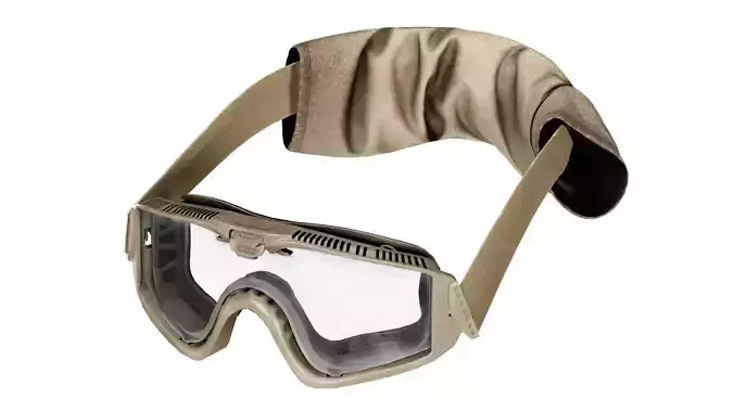 ESS INFLUX GOGGLE Low-poly 3D model