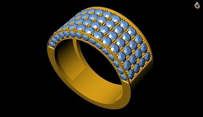 Diamond Ring 3D print model