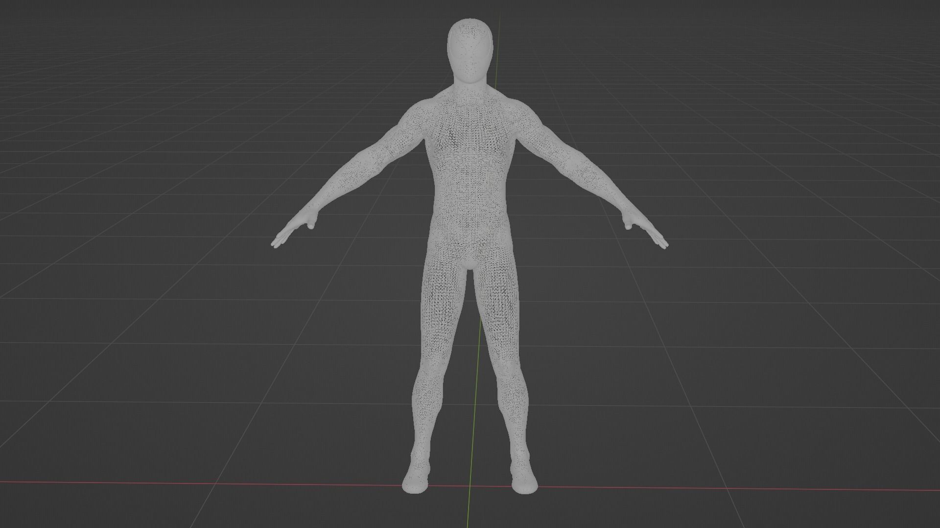 Classic Black Suit 3D model_6