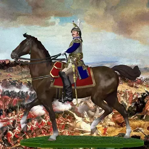 Superior Officer of Dragoons Elite Company 3D print model