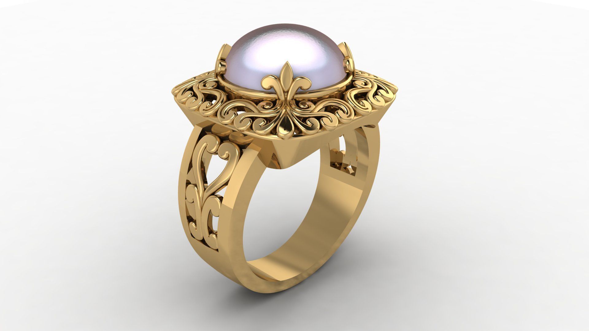 Ring G60 3D print model_1