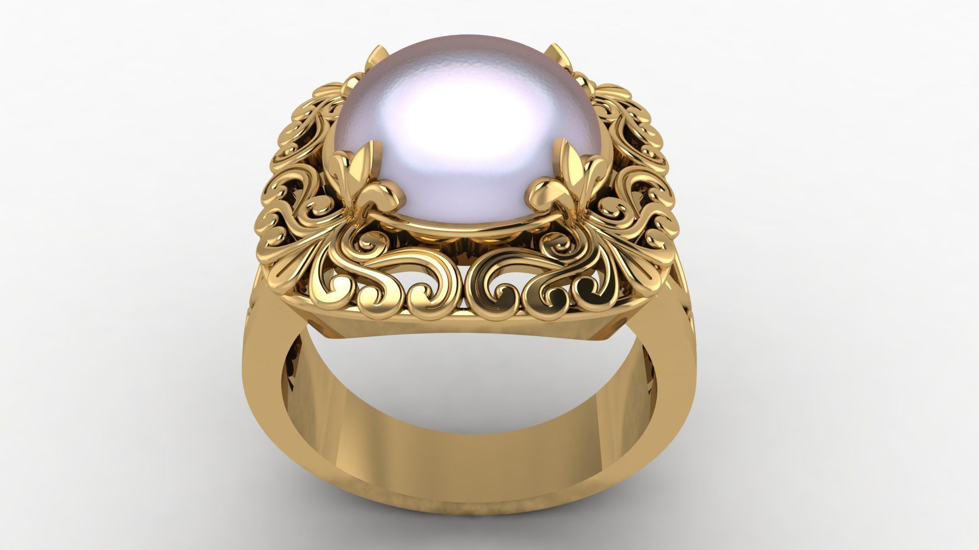 Ring G60 3D print model_2