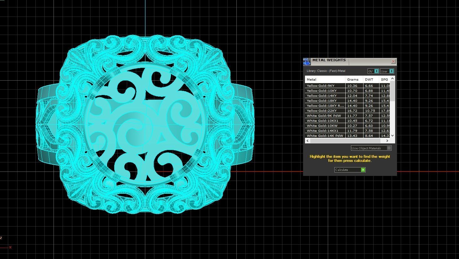 Ring G60 3D print model_5