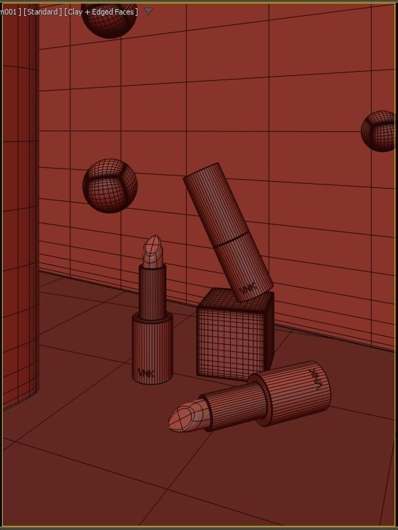 cosmetic lipstick 3D model_1