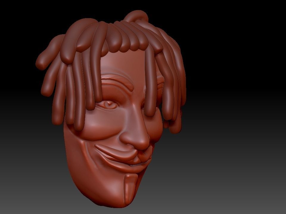 anonymous Face 3D print model_2