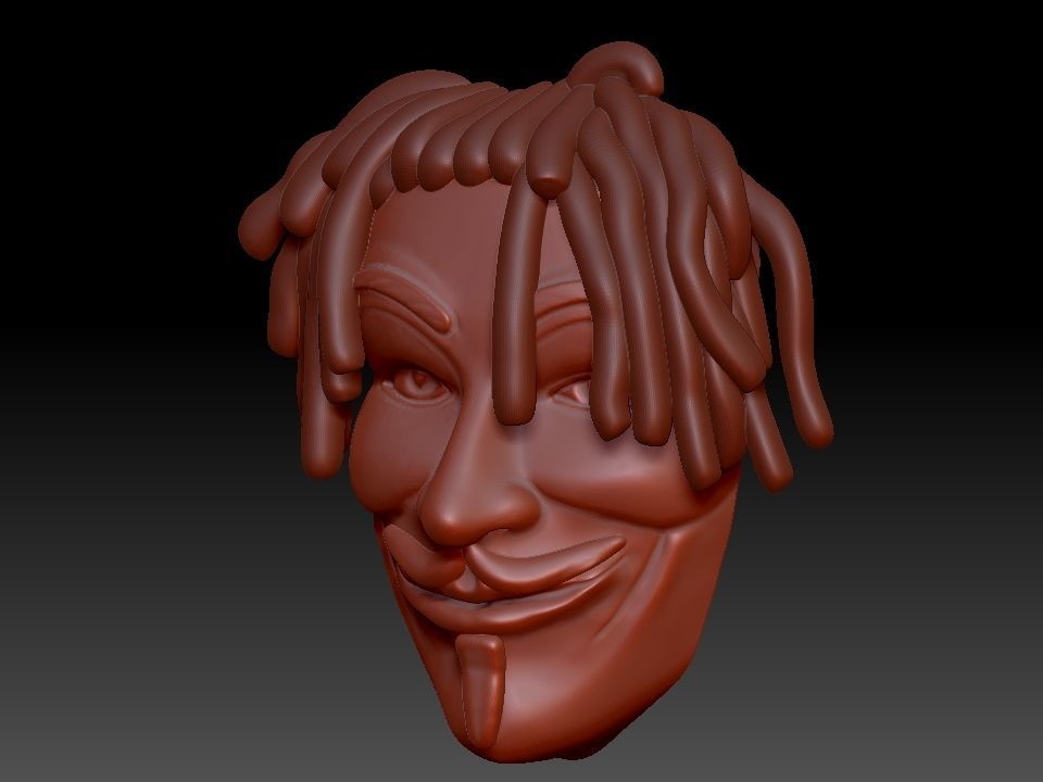 anonymous Face 3D print model_1