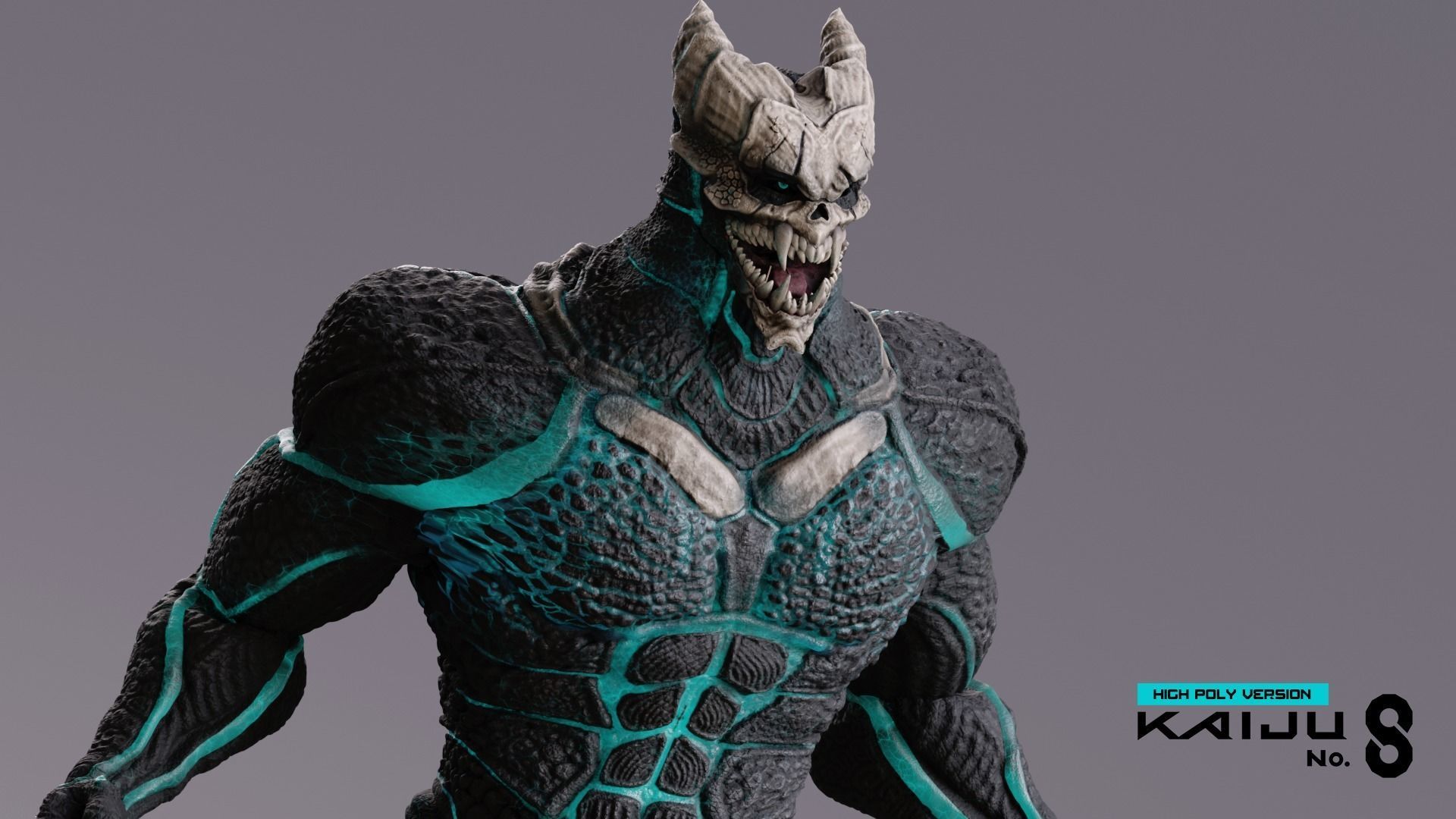 High and Low Poly Pack - Kaiju No 8 - Hibino Kafka Low-poly 3D model_33