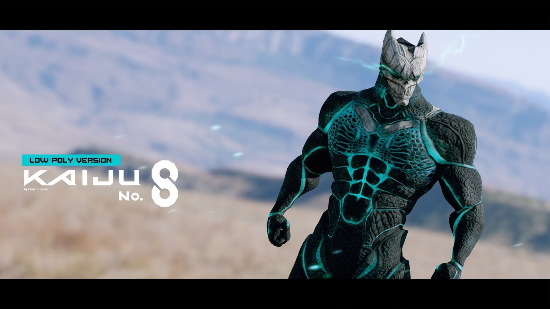 High and Low Poly Pack - Kaiju No 8 - Hibino Kafka Low-poly 3D model_9