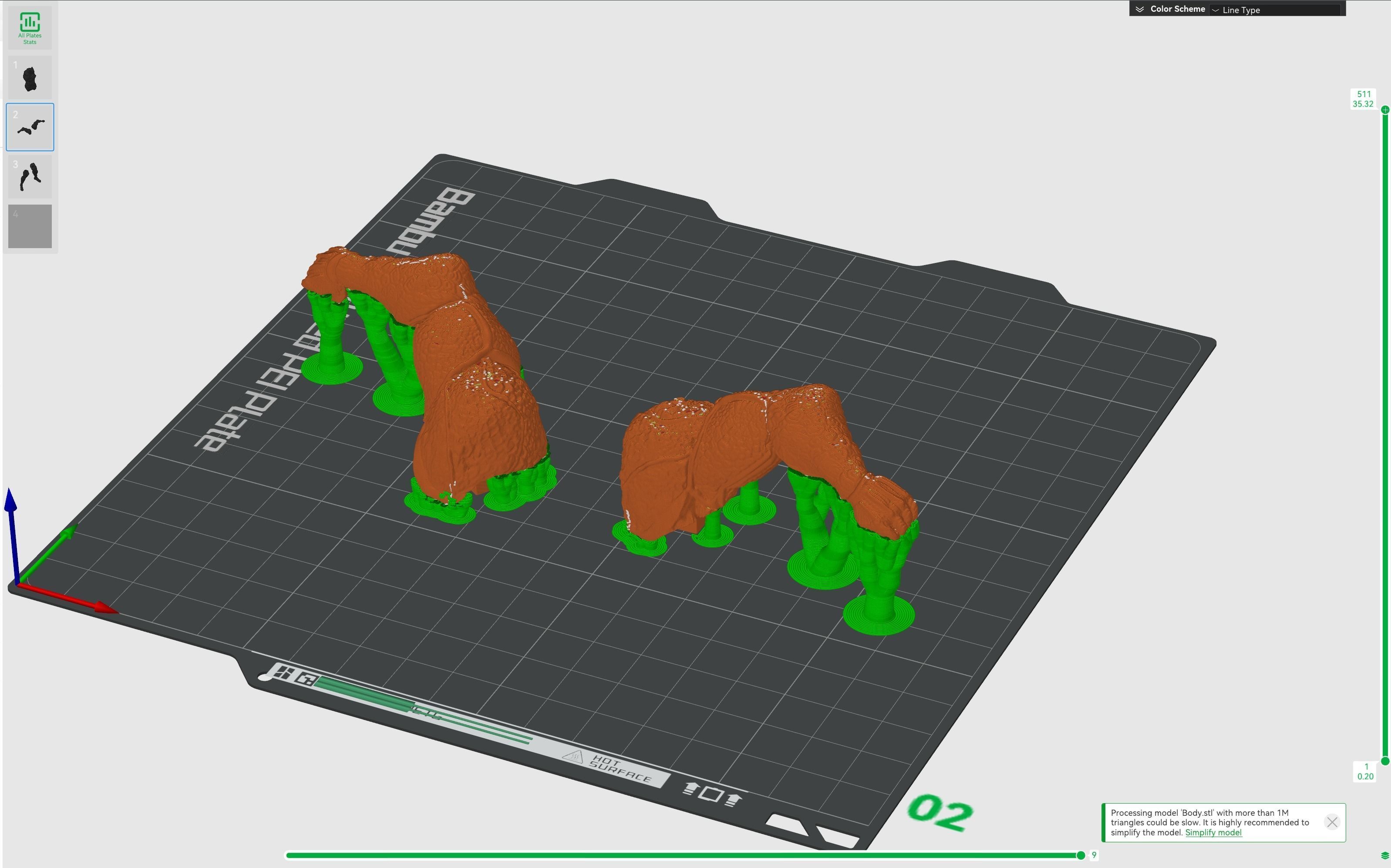 High and Low Poly Pack - Kaiju No 8 - Hibino Kafka Low-poly 3D model_50