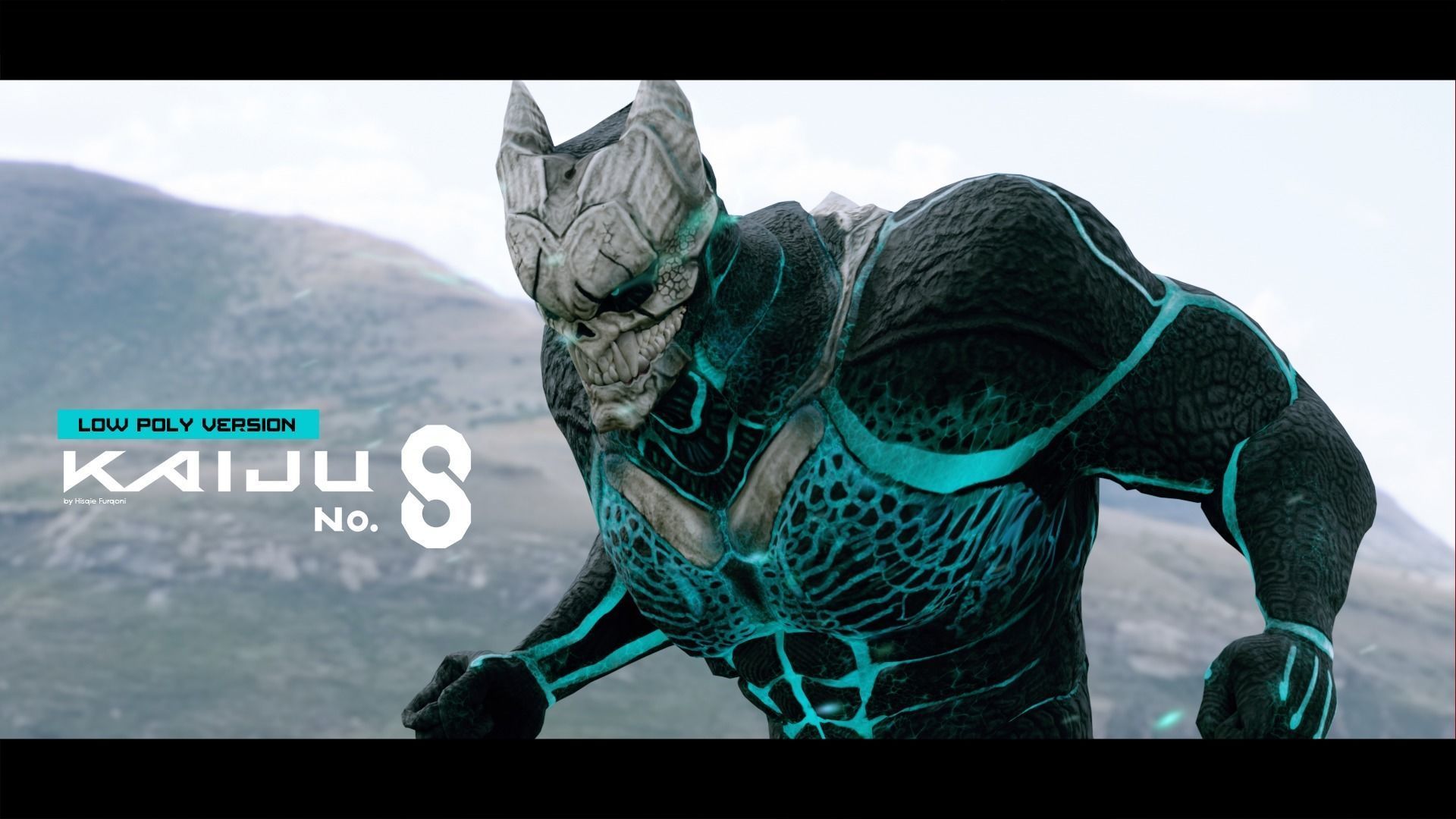 High and Low Poly Pack - Kaiju No 8 - Hibino Kafka Low-poly 3D model_8