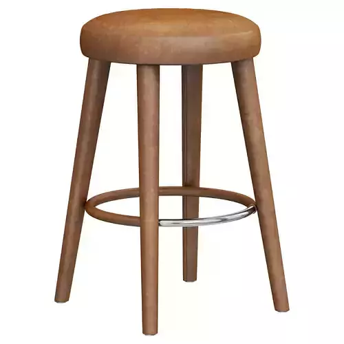 Restoration Hardware Nicola Round Dolce Faux Stool