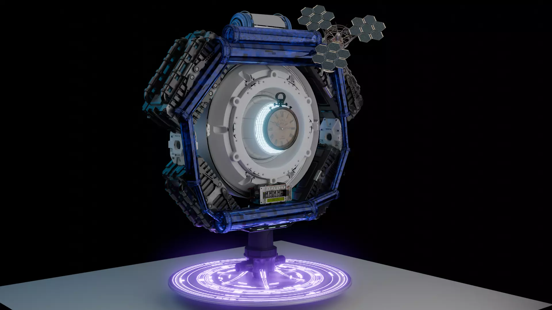 time machine  3D model_0